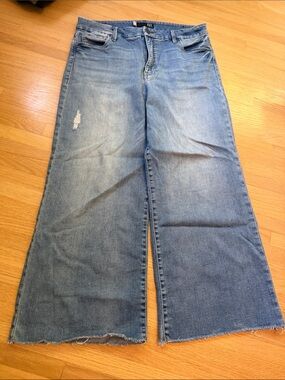 Kut from the Kloth Faded Light Blue Wide-Leg Jeans